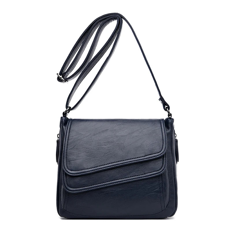 2023 Fashion Soft Leather Shoulder Bags Luxury Women Handbags Designer Brand Casual Crossbody Bags For Women Sac a Main Female