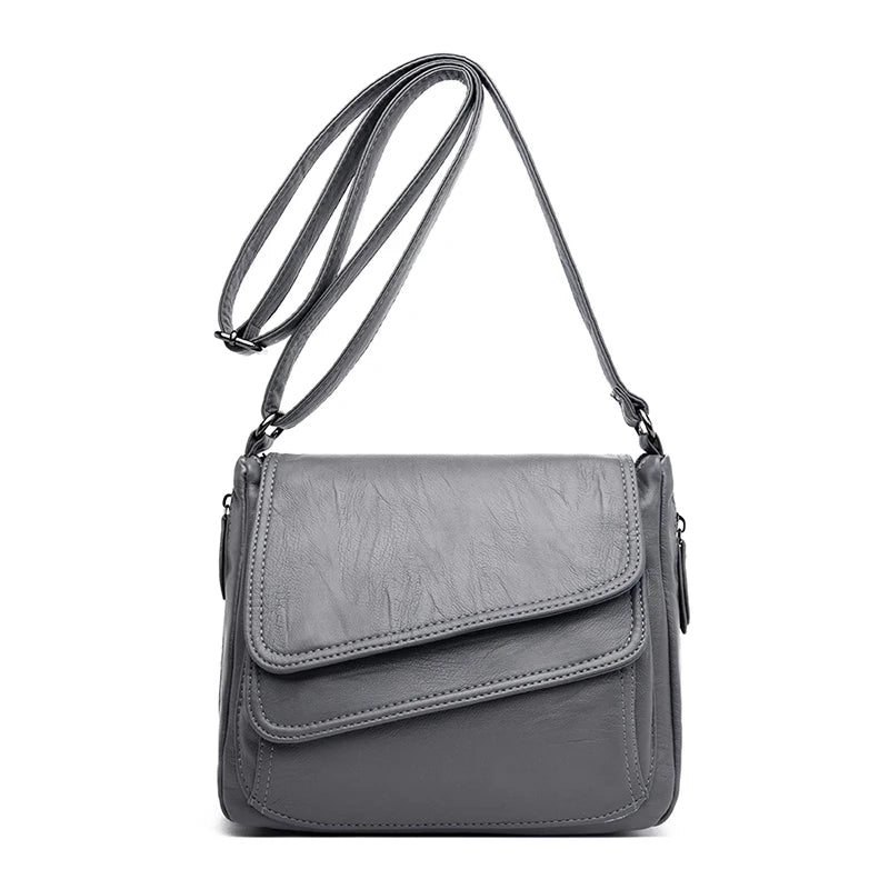 2023 Fashion Soft Leather Shoulder Bags Luxury Women Handbags Designer Brand Casual Crossbody Bags For Women Sac a Main Female