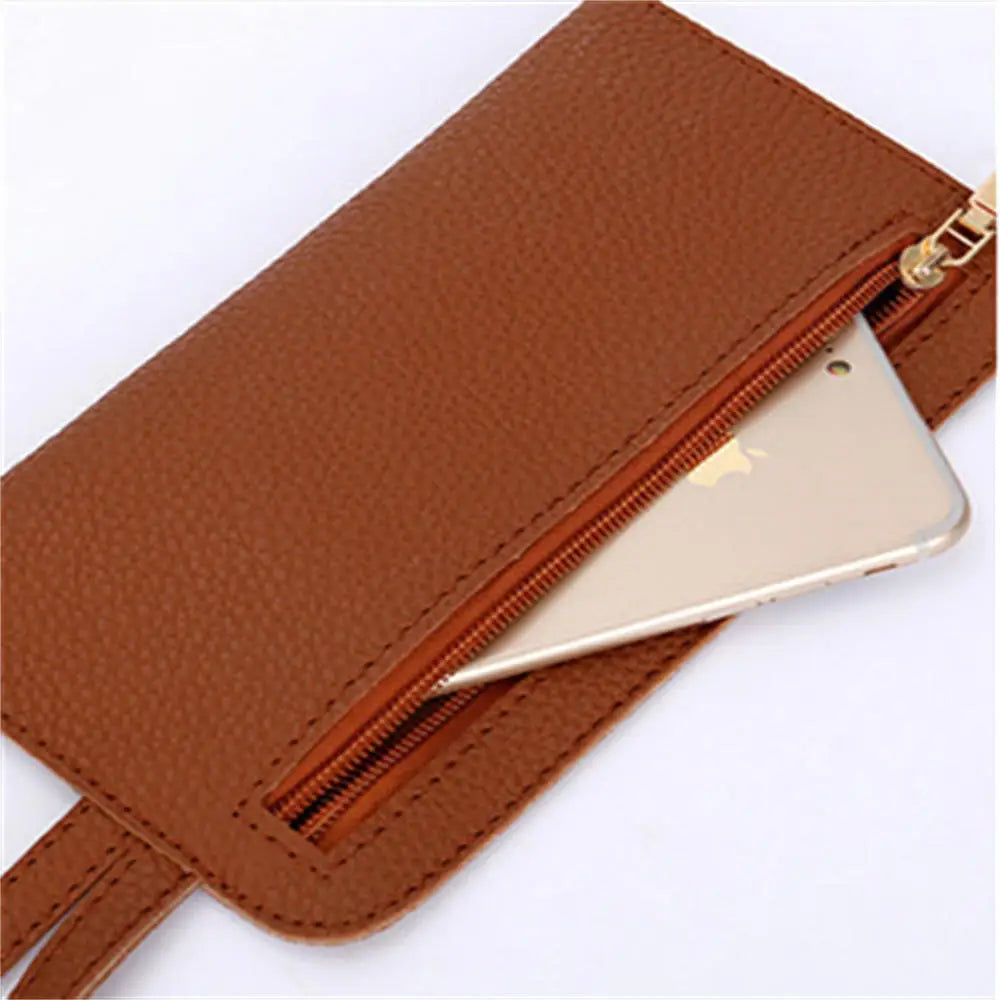 4pcs/Set Fashion Tassels Decoration Pu Leather Shoulder Bag Crossbody Bag Handbag Purse Wallet Solid Color Women Bag Combos 2024